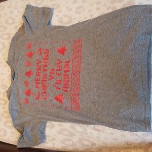 Home Alone Tee Shirt Merry Christmas Ya Filthy Animal